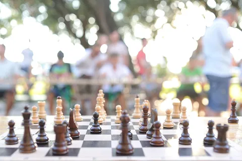 Chess outdoors